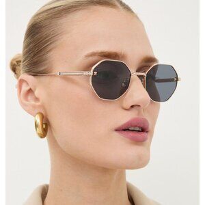 NEW VALENTINO SUNGLASSES VLS-122A GOLD WOMEN VALENTINO EYEWEAR